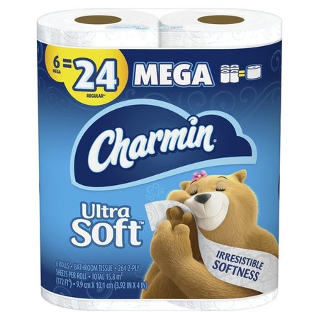 CHARMIN Paper Toilet Ultra Soft 6 Roll 52778